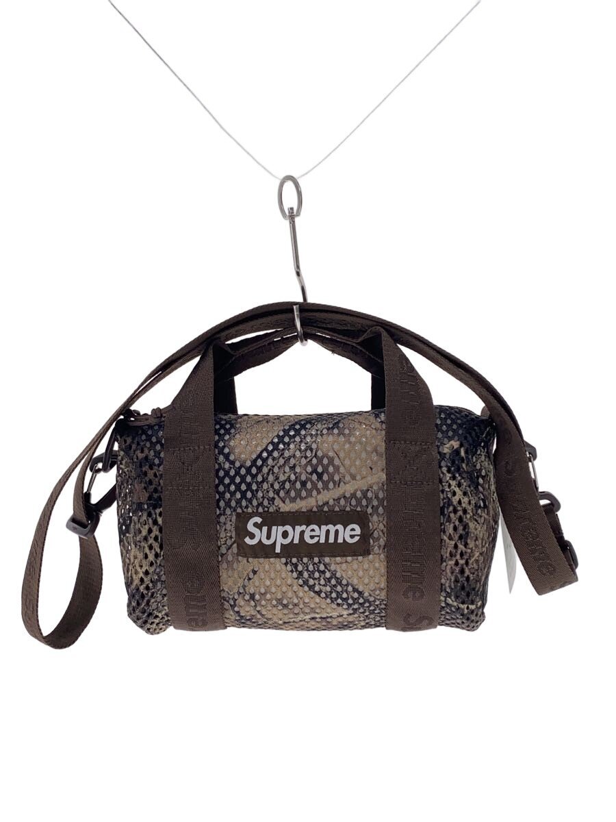 Supreme / 25SS/MESH MINI DUFFLE BAG/ショルダーバッグ/ポリエステル/KHK/総柄