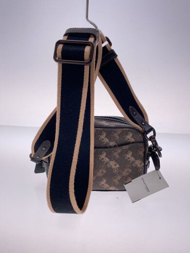 商品画像：ホースアンドキャリッジコーテッド/カメラバッグ/ショルダーバッグ/PVC/BLK/89401 3