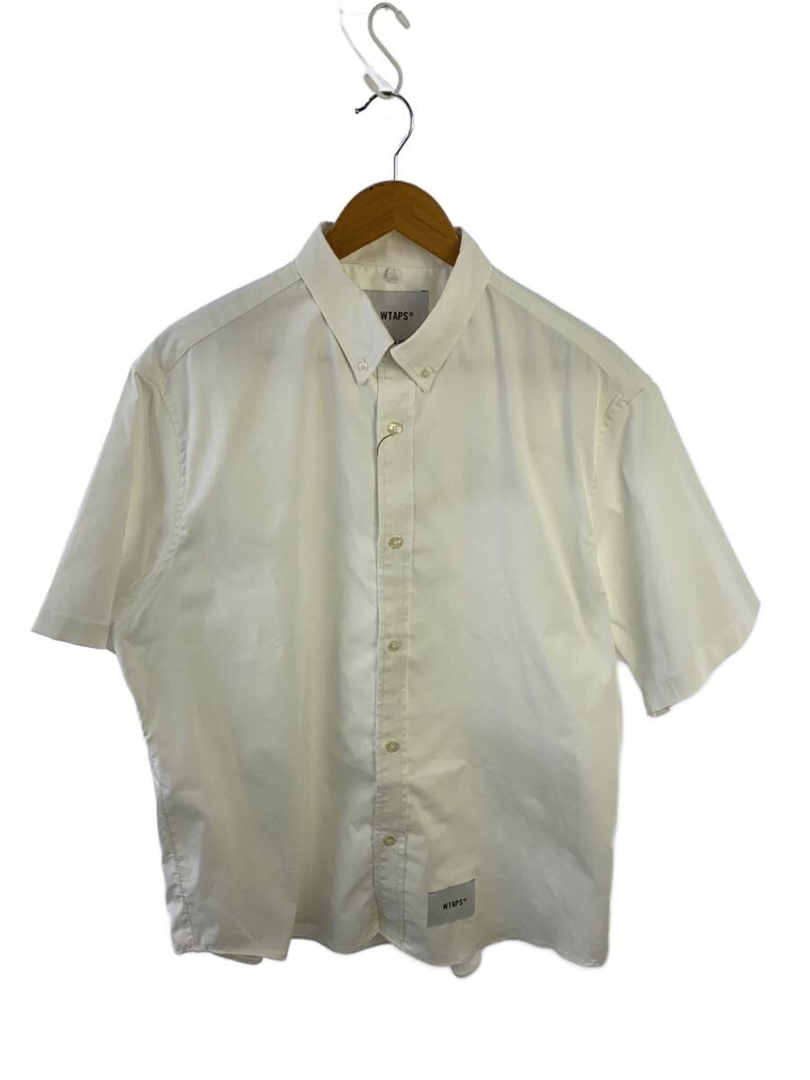 WTAPS / 半袖シャツ/3/コットン/WHT/241CWDT-SHM08