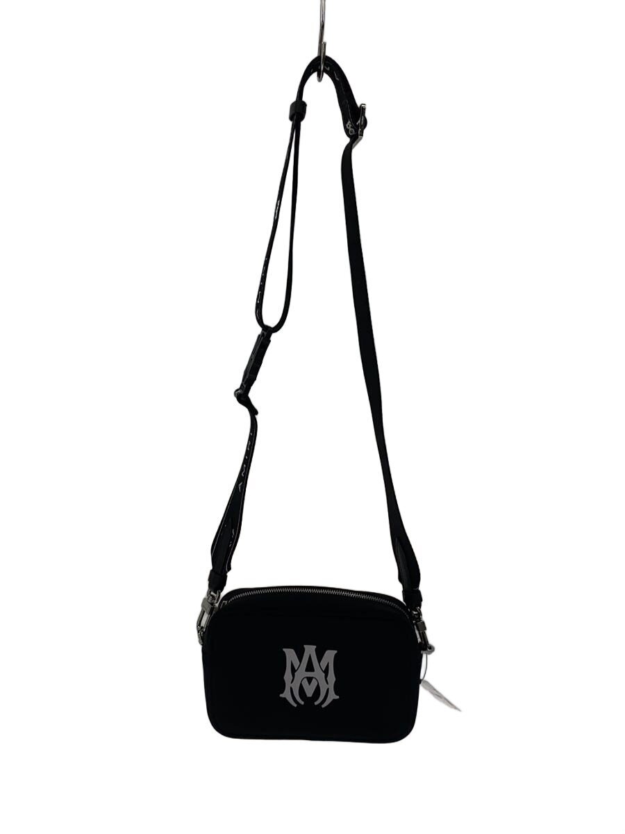 AMIRI / ロゴショルダーバック/ショルダーバッグ/ナイロン/BLK