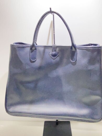 商品画像：トートバッグ/レザー/BLK/無地 3