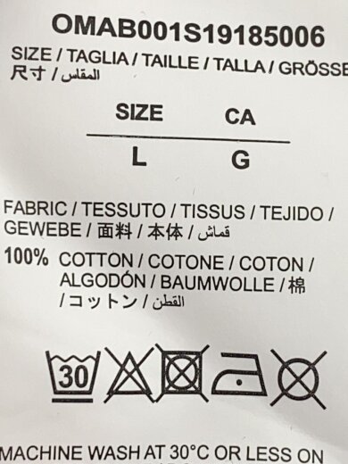 商品画像：19SS/DIAG SPLIT LOGO L/S TEE/コットン/BLU/OMAB001S19185006 5