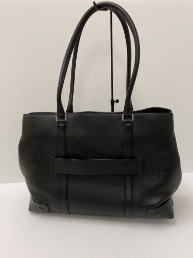 商品画像：トートバッグ/レザー/BLK/無地 3