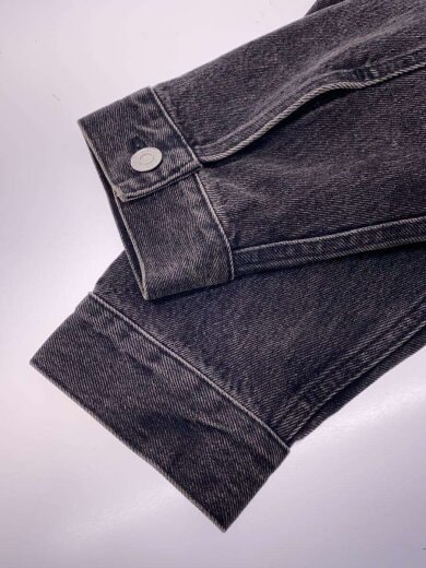 商品画像：ロゴ刺繍Gジャン/48/デニム/BLK/594424 6