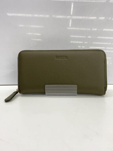 商品画像：長財布/レザー/KHK/無地/レディース 1