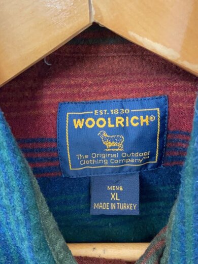 商品画像：ネルシャツ/XL/コットン/マルチカラー/ボーダー 3