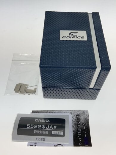 商品画像：ソーラー腕時計_EDIFICE/アナログ/ステンレス/NVY/SLV 6