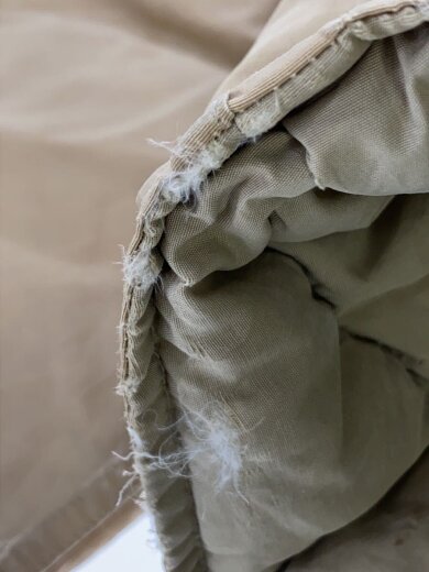 商品画像：日の出タグ/ダウンジャケット/--/--/BEG/全体的汚れ有り 6