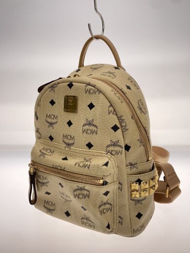 商品画像：リュック/レザー/BEG/総柄 2