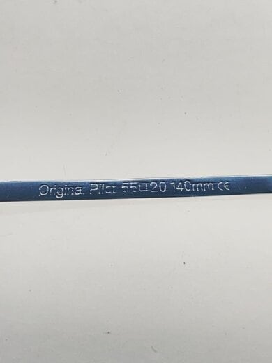 商品画像：サングラス/SLV/BLK/メンズ/Original Pilot 5