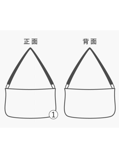 商品画像：square shoulder bag big/ショルダーバッグ/キャンバス/KHK 8