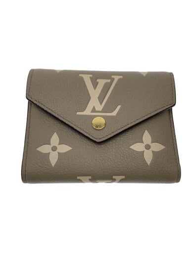 商品画像：ポルト・フォイユ・ヴィクトリーヌ_モノグラム・アンプラント_バイカラー_トゥルトレール×クレーム/--/BE// 1