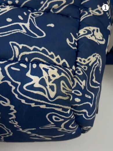 商品画像：Puffer Side Bag Blue Paisley/BLU/ペーズリー/汚れ有// 7