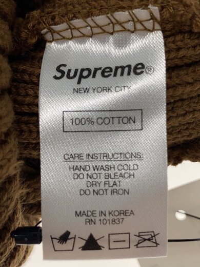 商品画像：21SS/Smarll Box Logo Beanie/ニットキャップ/コットン/BRW/無地/メンズ// 4