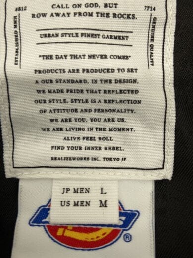 商品画像：A2 TYPE WORK JACKET/ジャケット/L/ポリエステル/BLK/CR01-02L5-JK02// 4
