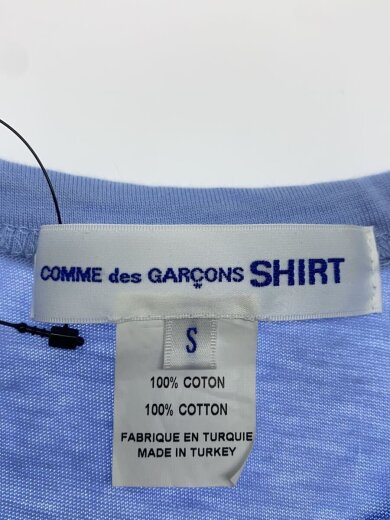 商品画像：Cotton Jersey Plain CDG SHIRT Black Logo /S/コットン/BLU/FO-T023// 3