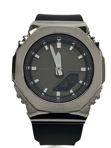 商品画像：クォーツ腕時計_G-SHOCK/デジアナ/ラバー/GRY/GRY// 1