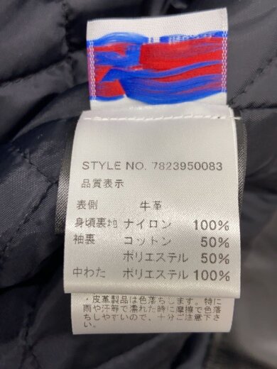 商品画像：ワンスター/ダブルライダースジャケット/40/牛革/BLK/無地/7823950083// 4