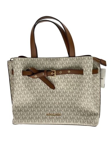 商品画像：EMILIA SATCHEL/2WAY/ショルダーバッグ/--/CRM/総柄/35F0GU5S3B// 1
