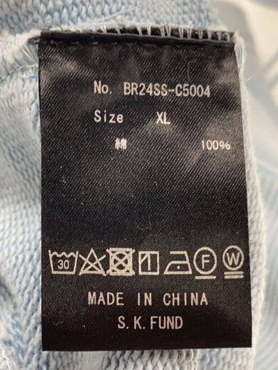 商品画像：パーカー/XL/コットン/BLU/プリント/BR24SS-C5004// 4