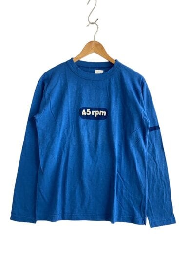 商品画像：シャドーロゴ/長袖Tシャツ/--/コットン/BLU// 1