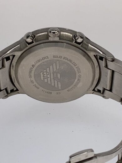 商品画像：クォーツ腕時計/アナログ/ステンレス/BLU/SLV/SS/AR-2448 3