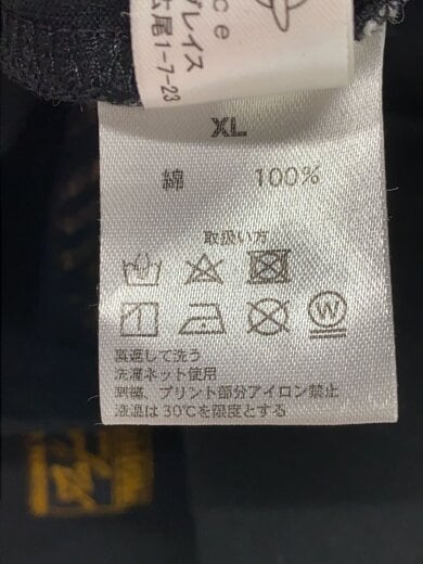 商品画像：Tシャツ/XL/コットン/BLK/422077// 4