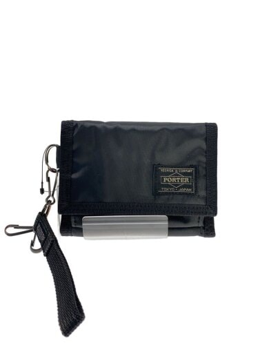 商品画像：3つ折り財布/ナイロン/BLK/メンズ/3133// 1