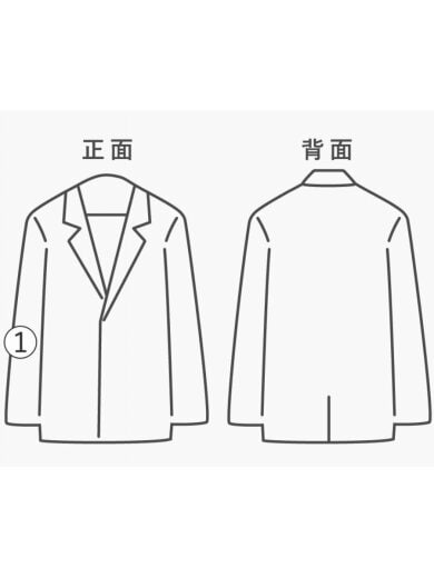 商品画像：ジャケット/3/コットン/BLK/無地/BMV61-603-093// 7