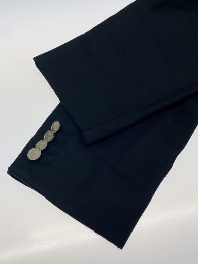 商品画像：スーツ/ジャケットのみ/イタリア製/52/Super150sWool/BLK/無地/CB7030H 6