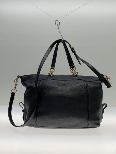 商品画像：レノックス サッチェル/ショルダーバッグ/レザー/BLK/F59325// 3