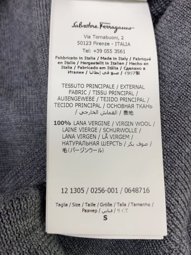 画像：Salvatore Ferragamoジャケット/S/--/BLK/12 1305-0256-001-06487164