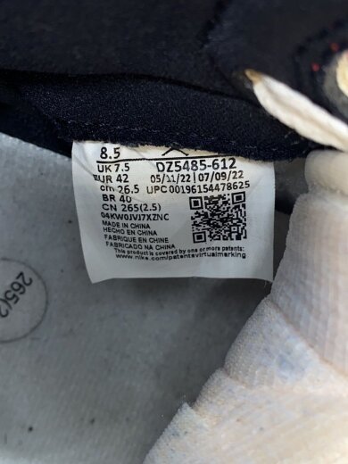 商品画像：AIR JORDAN 1 RETRO HIGH OG_エアジョーダン 1 レトロ ハイ OG/26.5cm/WHT 5