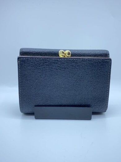 商品画像：2つ折り財布/レザー/BLK/レディース 2