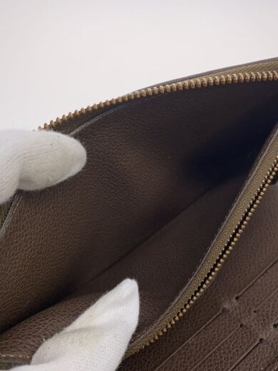 商品画像：ジッピー・ウォレット_モノグラム・アンプラント/牛革/BEG/レディース 6