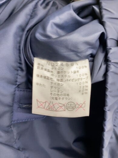 商品画像：ダウンジャケット/S/ナイロン/NVY/無地/ND2459N 4