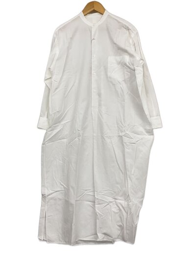 商品画像：シャツワンピース/0/コットン/WHT/無地/R01-02009// 1