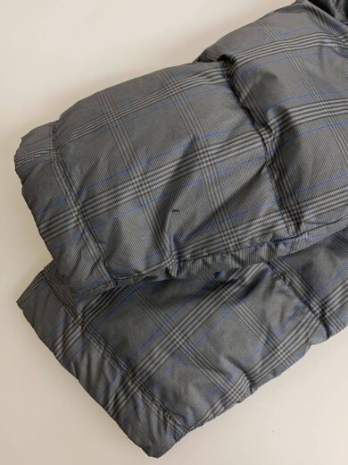 商品画像：ダウンジャケット/S/ポリエステル/GRY/チェック 5