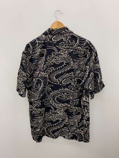 商品画像：半袖シャツ/XL/レーヨン/BLK/782-4123012 2