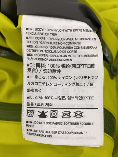 商品画像：マウンテンパーカ/XS/ナイロン/YLW/無地/15179-77827 4