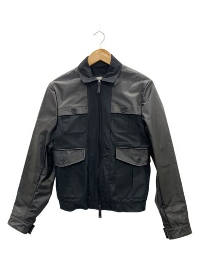 商品画像：ジャケット/44/ポリエステル/BLK/無地/S74AM1003 1