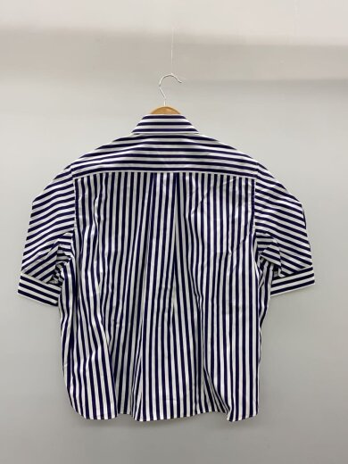 商品画像：半袖シャツ/1/コットン/NVY/ストライプ/23-06528 2