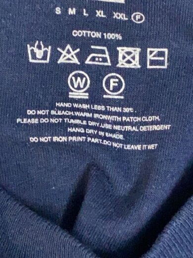 商品画像：Tシャツ/FREE/コットン/NVY 5