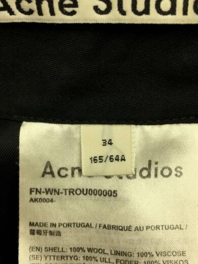 画像：Acne Studios(Acne)FN-WN-TROU000005/ボトム/34/ウール/黒/無地4