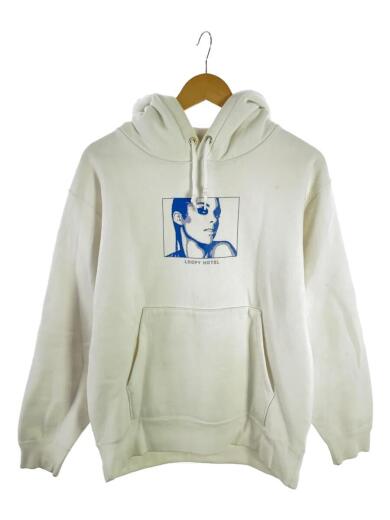 画像：LOOPY HOTELパーカー/L/コットン/WHT1