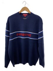 23AW chest stripe sweater/ニット・セーター(厚手)/L/アクリル/NVY