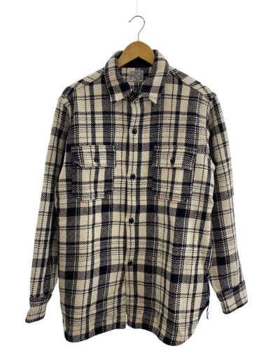 商品画像：長袖シャツ/16/コットン/BLK/チェック 1