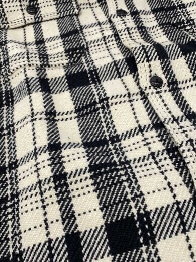 商品画像：長袖シャツ/16/コットン/BLK/チェック 6