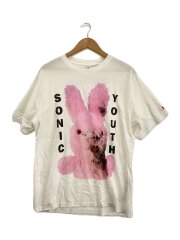 Tシャツ/M/コットン/ホワイト/SONIC YOUTH