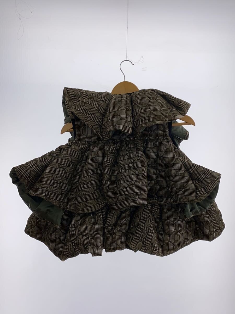 maturely / 2way Quilt Vest/ナイロン/BRW/チェック/13-06-0045-803//